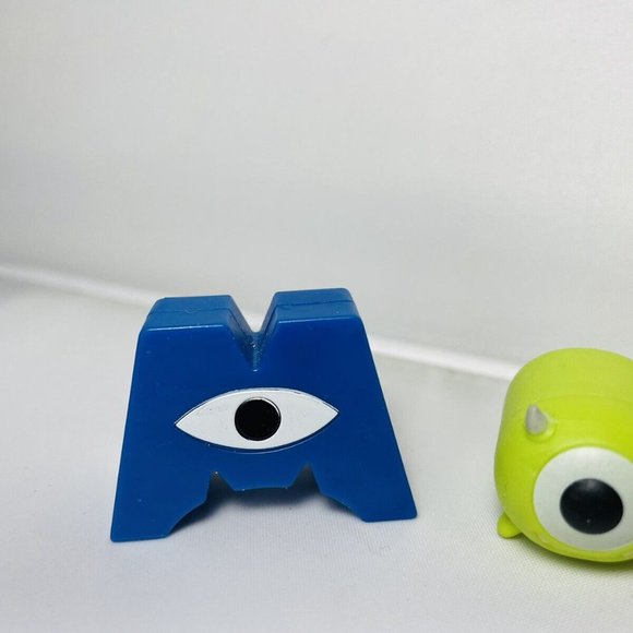 Disney Tsum Tsum Stackable Medium Vinyl Monster Mike Figure 2 Piece - Picture 7 of 7